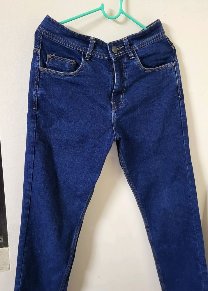 Blue Straight Fit Jeans