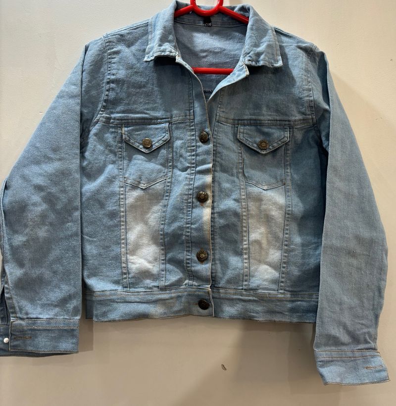 Denim Jacket In Blue. Color