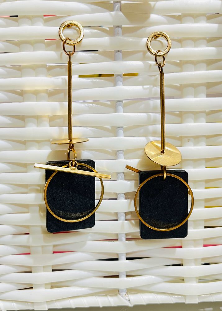 Cute Style Rectangle Earring For Girls