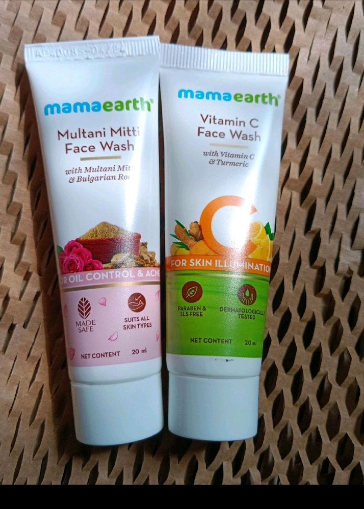 Combo Of 2 Mini Mamaearth Face Wash