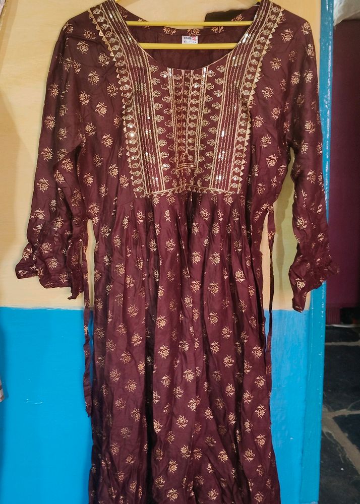 Brown Kurti.Sixe : XL