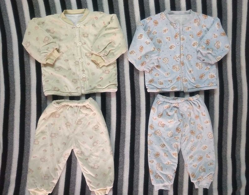 2 Sets Of Very Warm Night Wear 1-2 Years Old