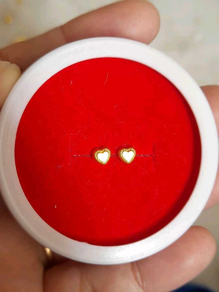 Beautiful New Heart Shape Studs