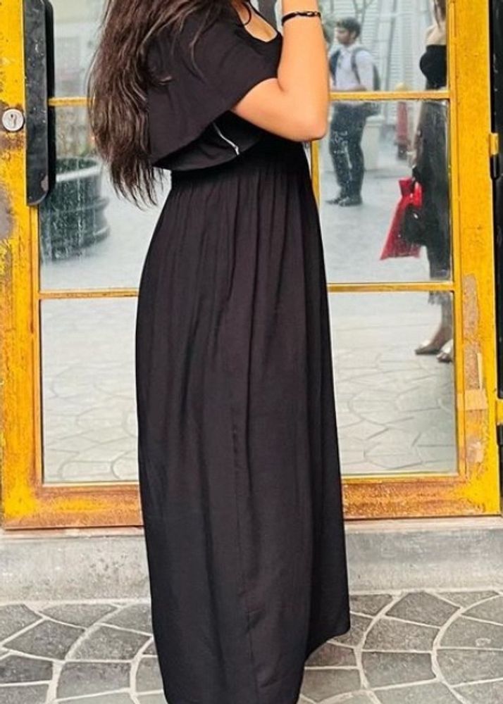 Black Long One Piece Dress