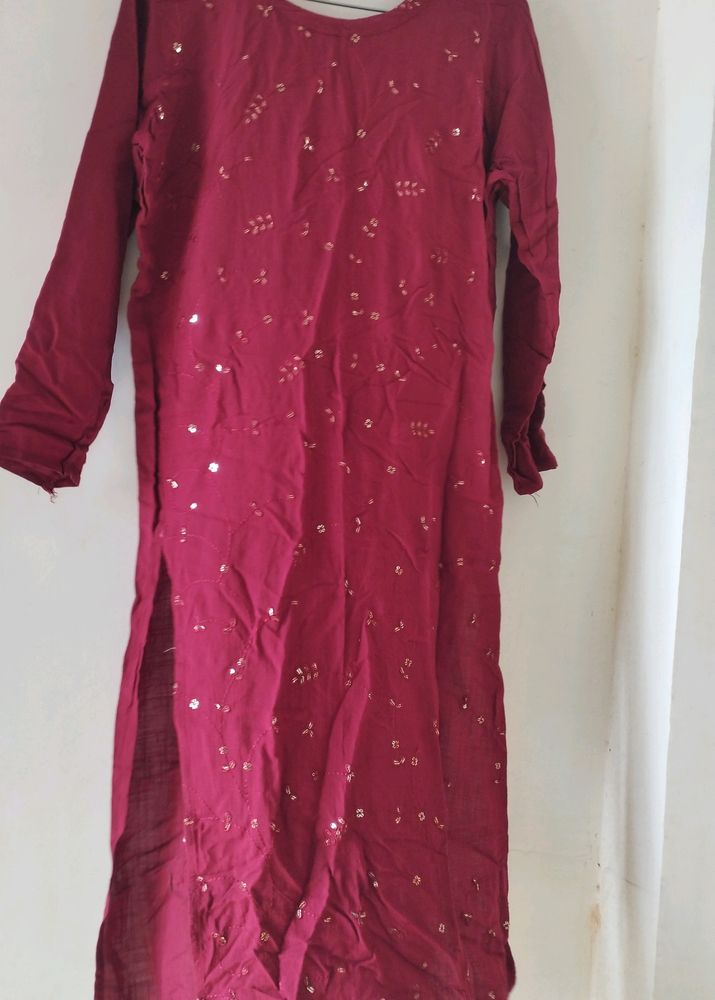 long marron kurta ❤️‍🔥