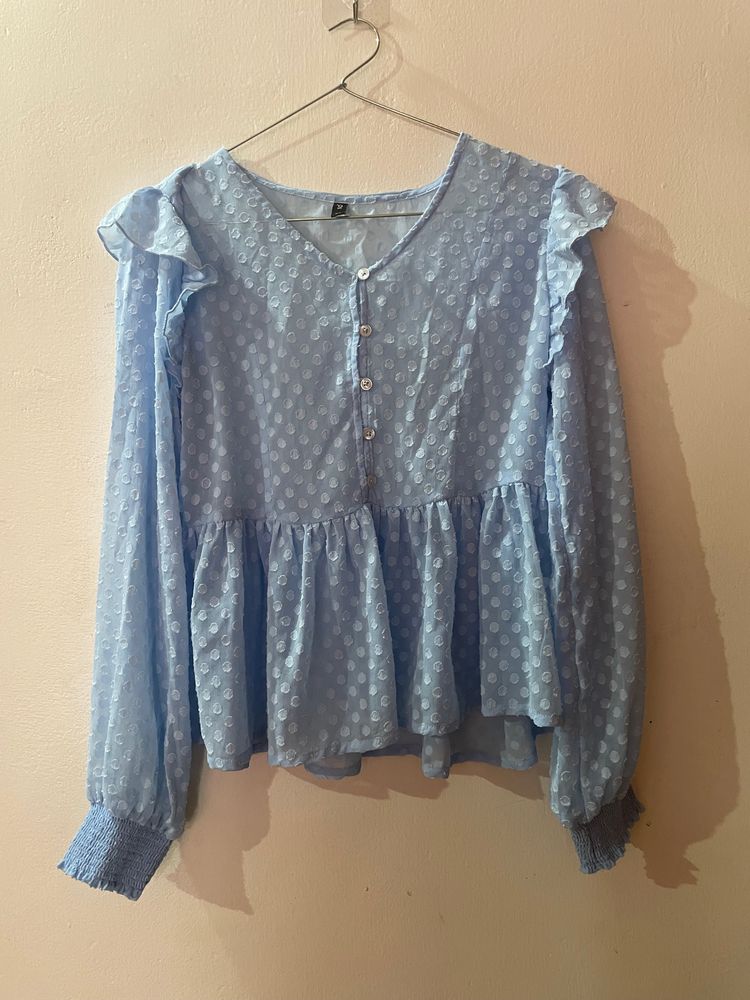 Rio Blue Full sleeve Top