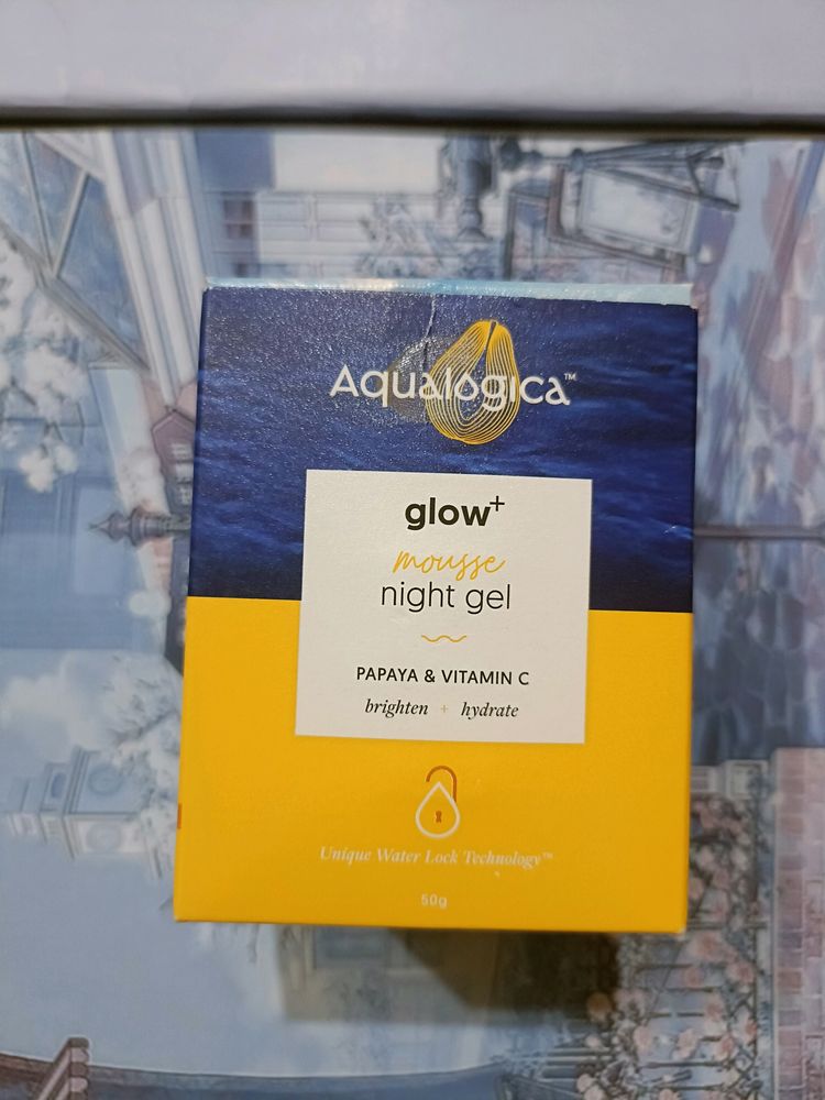 𐙚 Aqualogica Glow+ Mousse Night Gel 𐙚