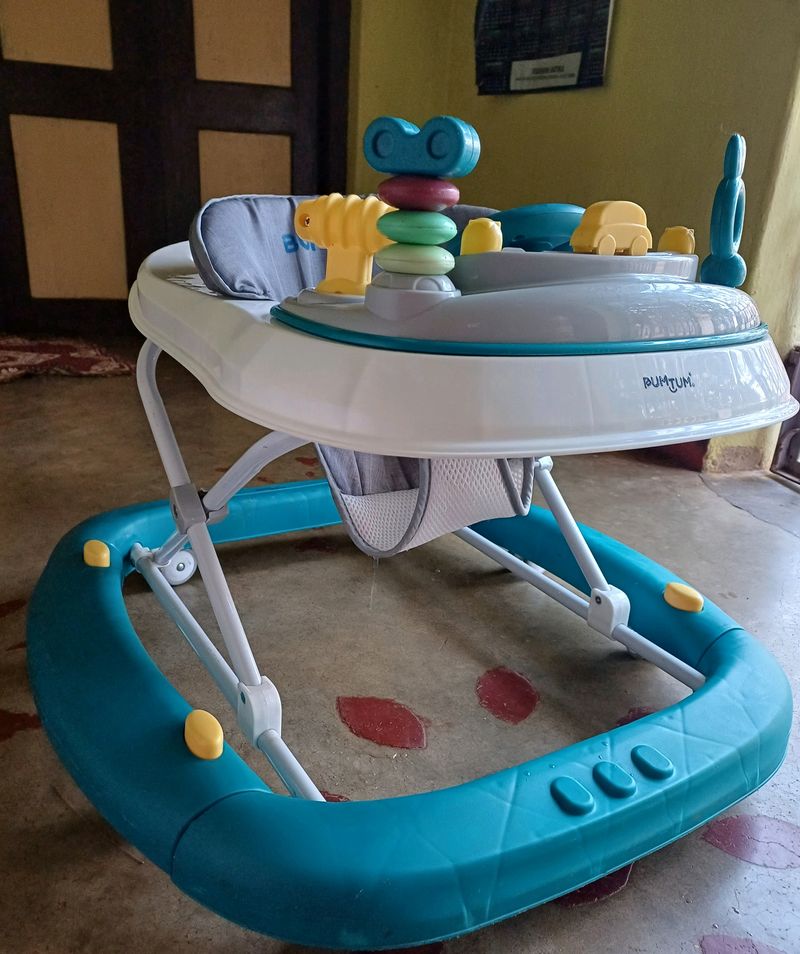 Bumtum Musical Baby Walker 2in1