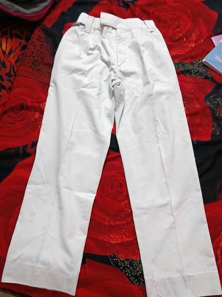 White Pant For Kids Waist 22-27 Inch