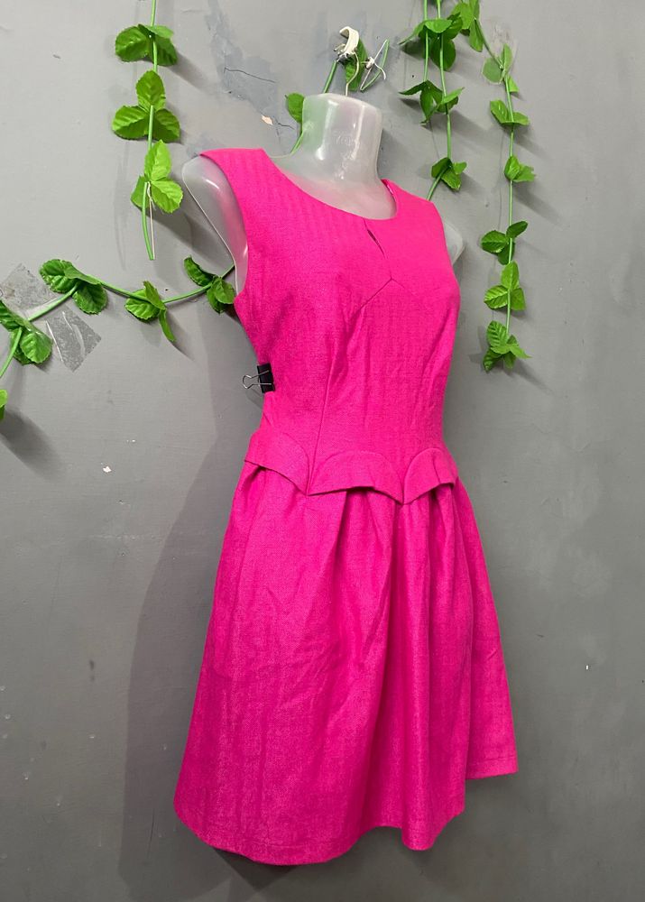 Korean Cute Pink Glitter Dress