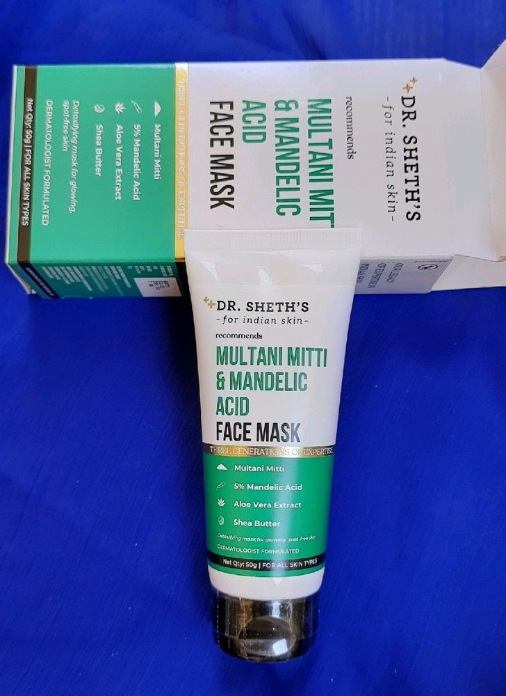 Dr.sheth's Multani Mitti & Mandelic Acid Facemask