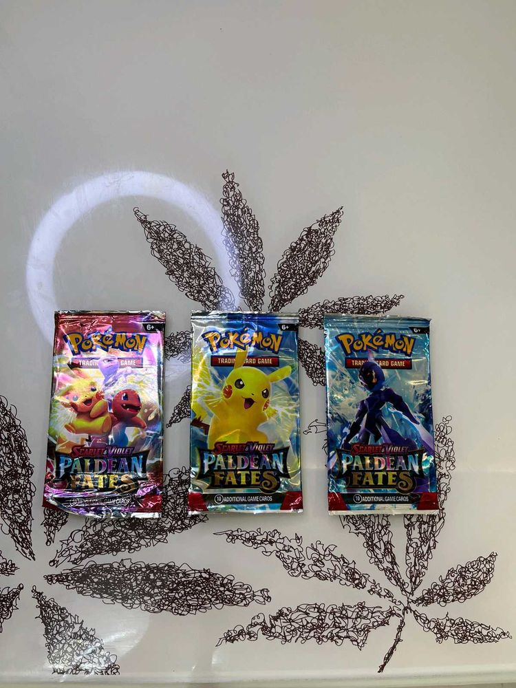 Pack Of 3 Paldean Fates Booster Packs!