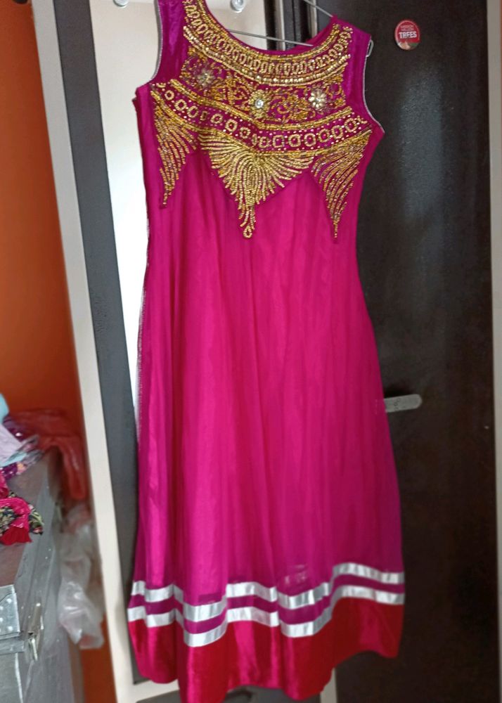 Use Only 2 Time's, Gown With Legging & Dupatta,