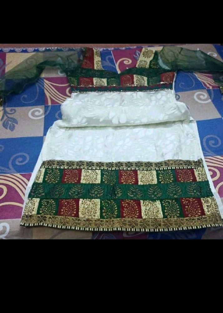 Beautiful Embroidery Churidar Set