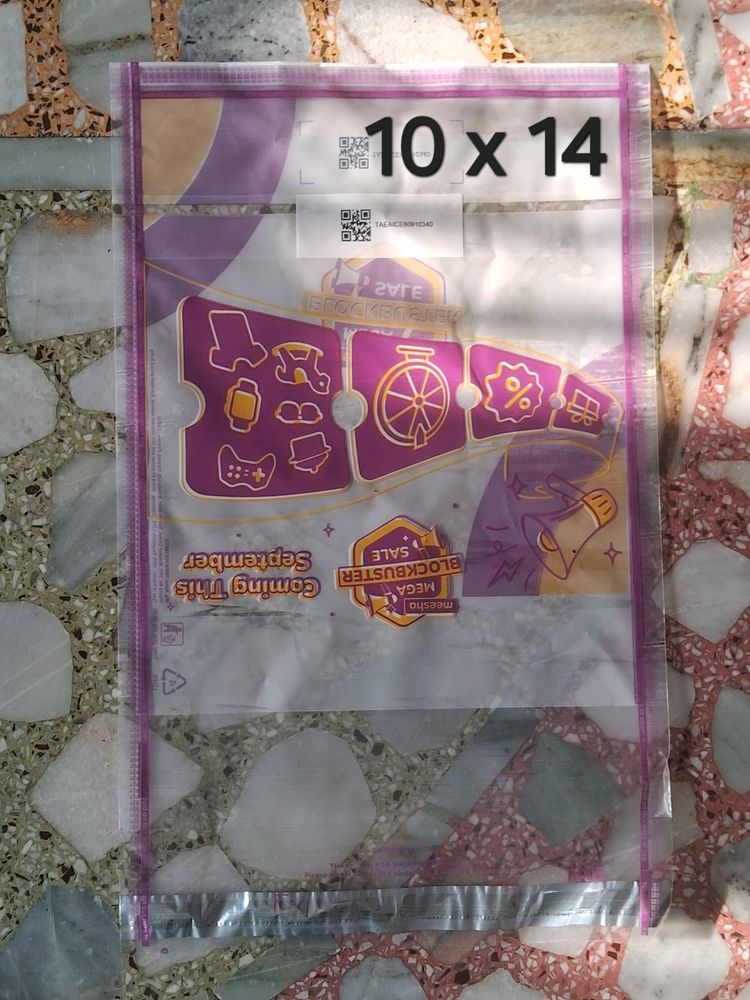 PACK OF 100 NEW POLYBAG (POLYTHENE)