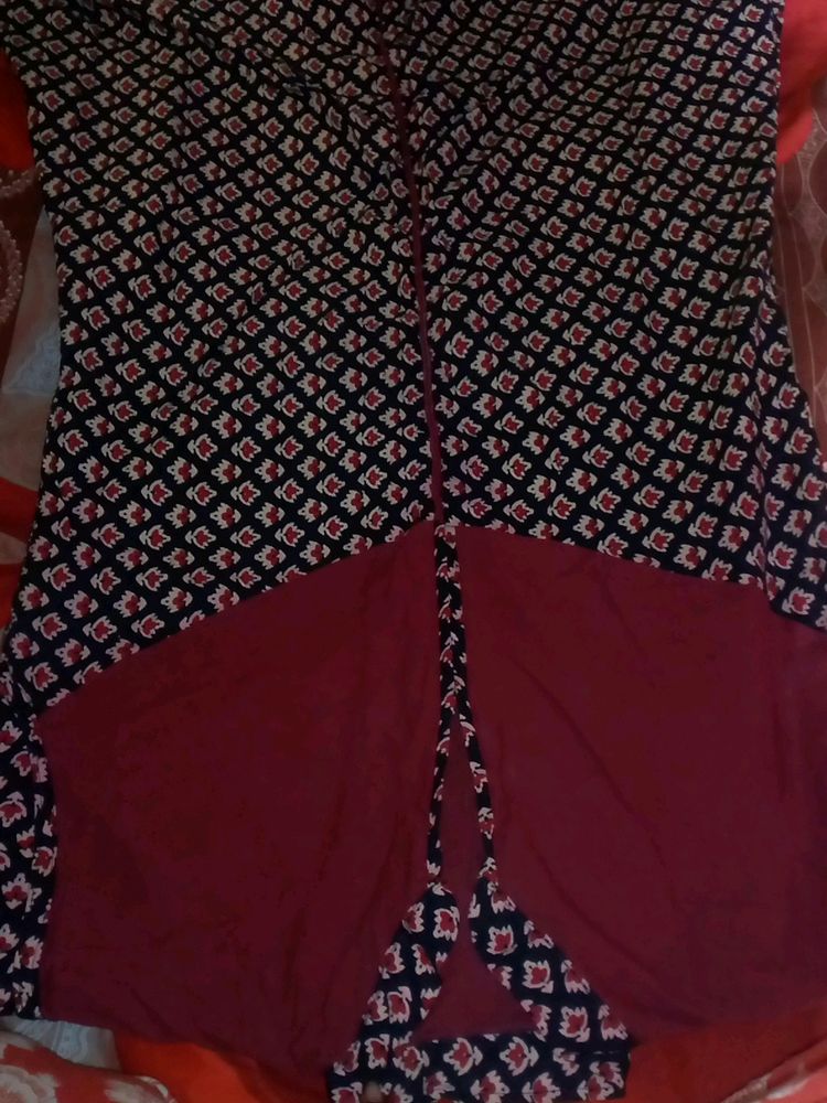 Maroon Colour Kurtiii