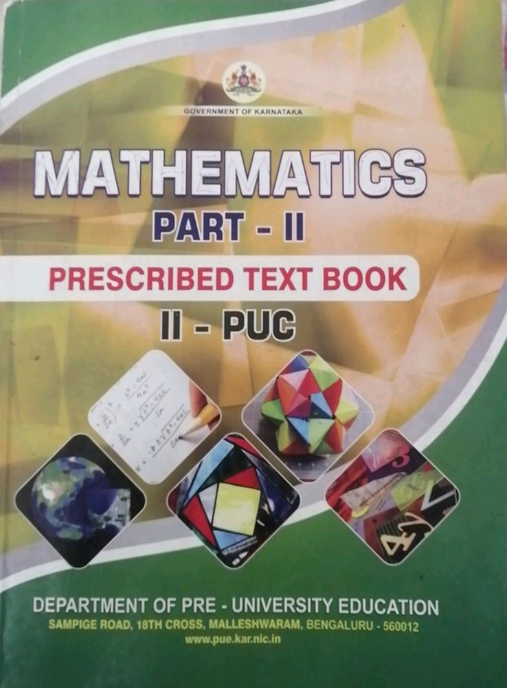 Mathematics 2nd Pu Textbook