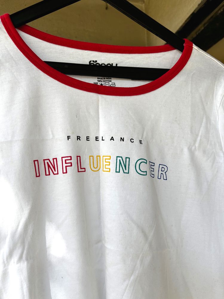 Cute Influencer White Top