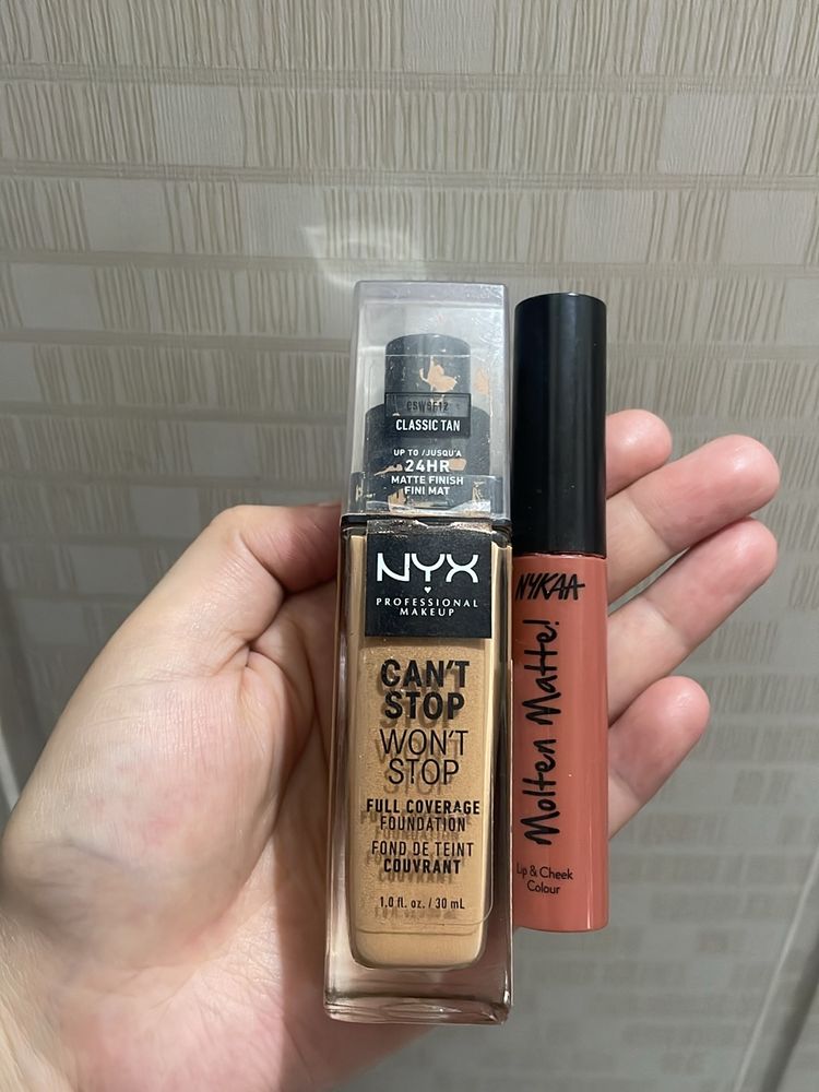 Foundation+lipstick💄ComboSALE