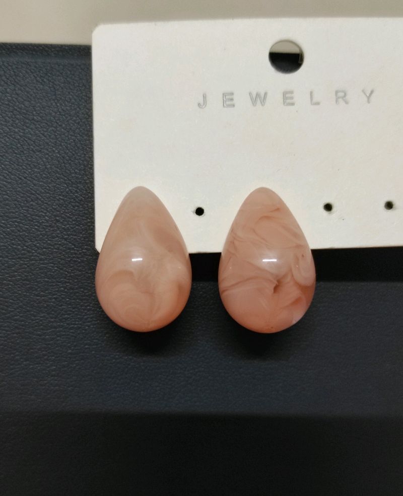 Marble Drop Earrings