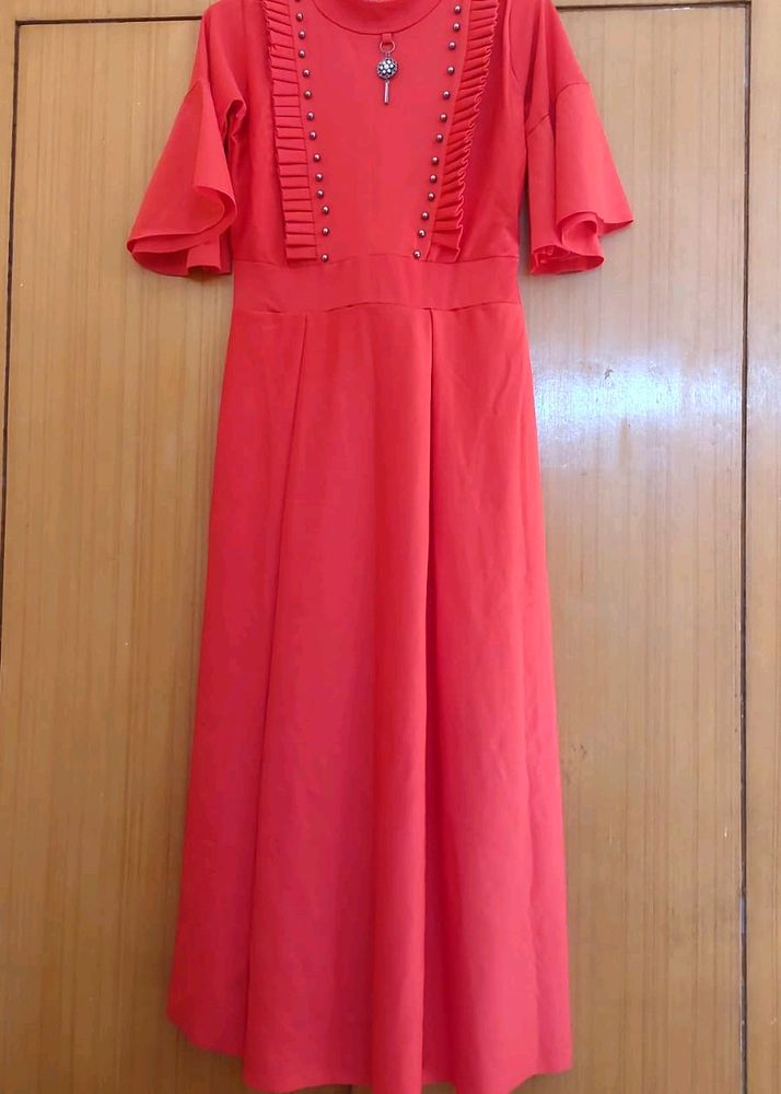 Western Gown- RED