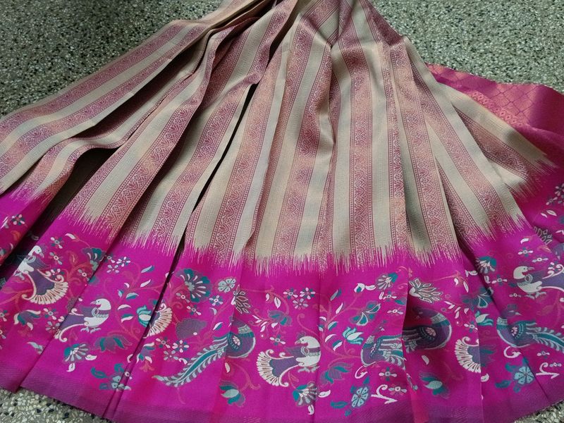 New Wedding Semi Silk Saree