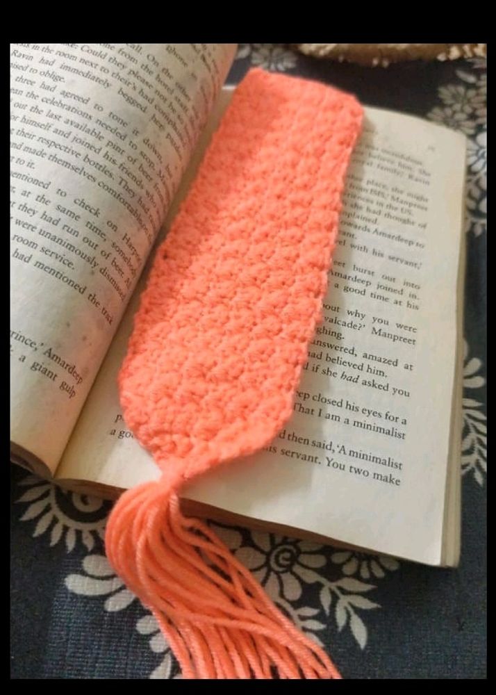 crochet handmade bookmark