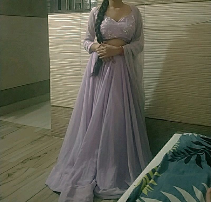 Lavender Lehenga Choli