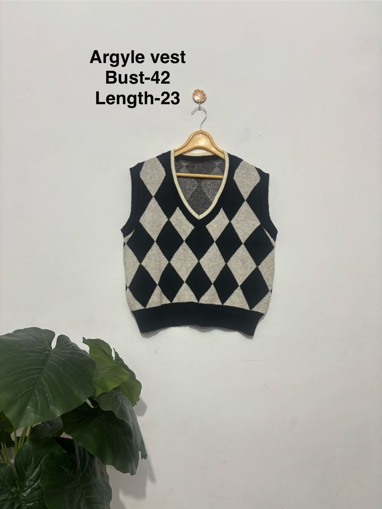 Argyle Vest