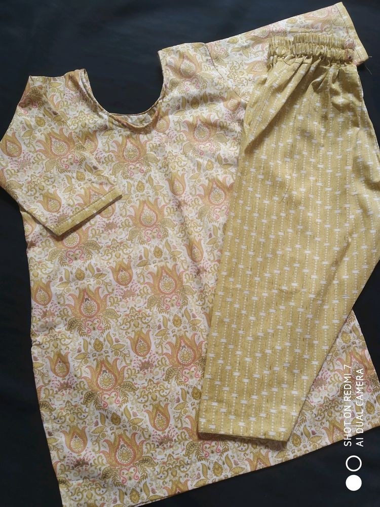 New Cotton Top With Pant For Baby Girl