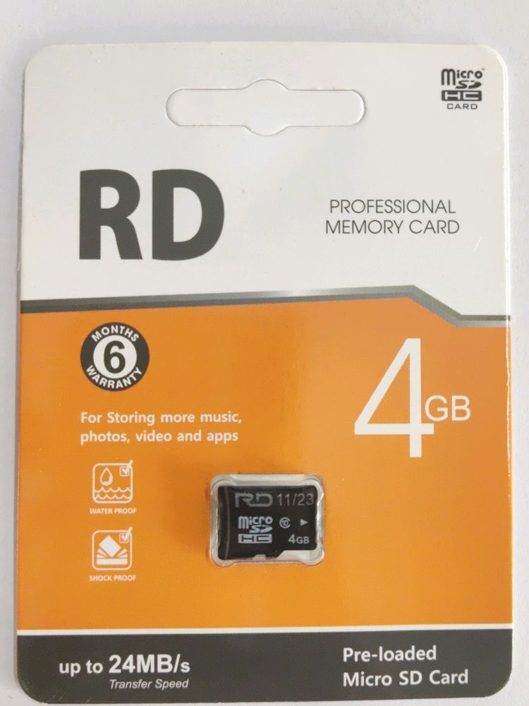 RD 4gb Memory Card