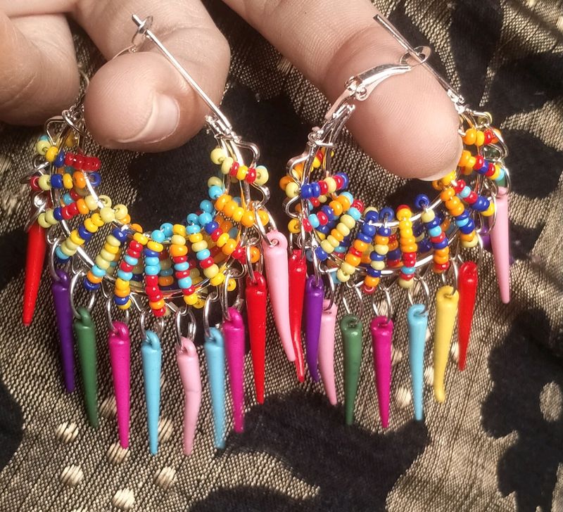 Multicolour earrings