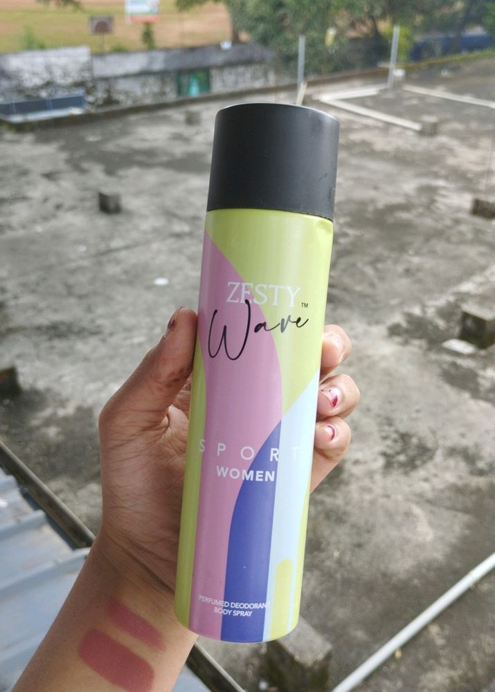 Zesty Perfumed Deodorant Body Spray - Wave