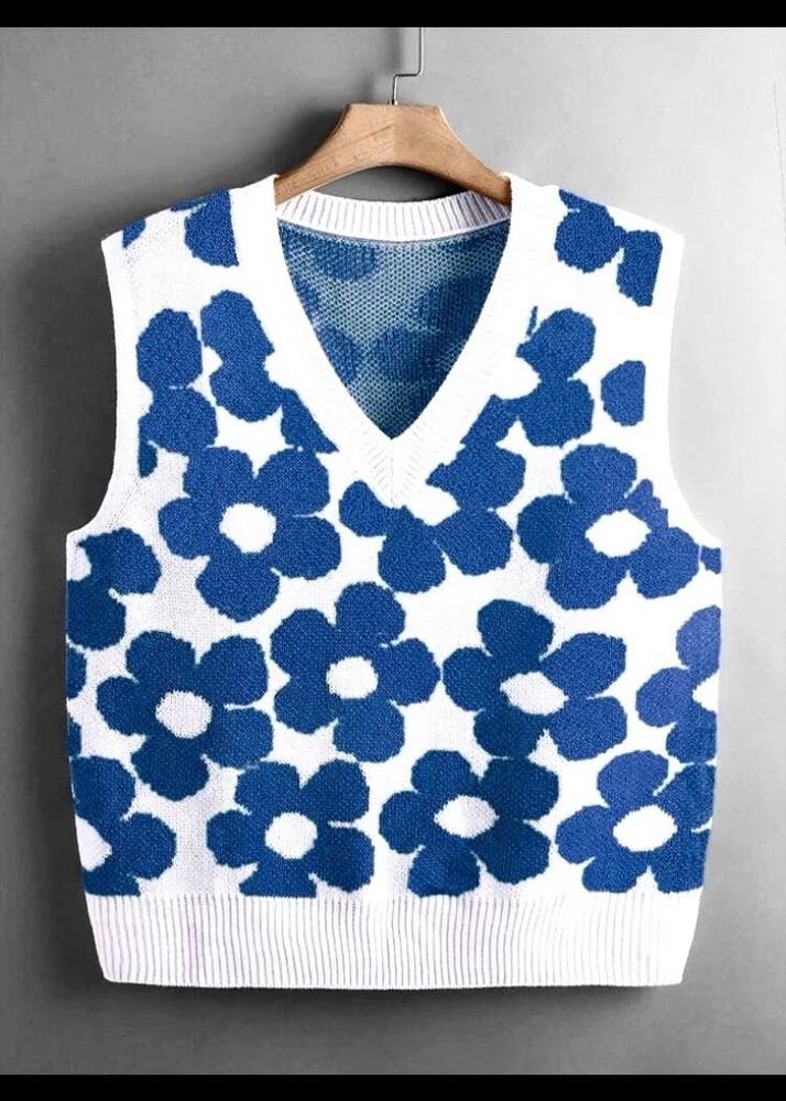 Flower Woollen Top