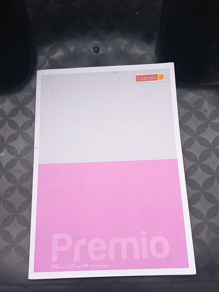 Camlin Premio 64 GSM Unruled 160 pages Notebook