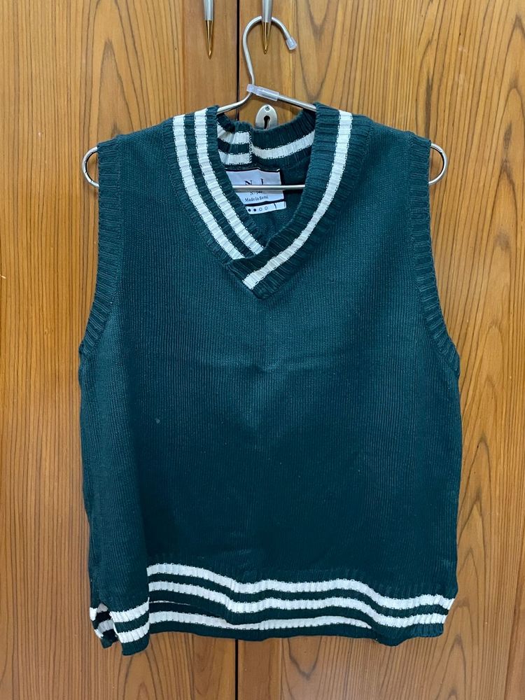 Korean V- Neck Sweater Vest