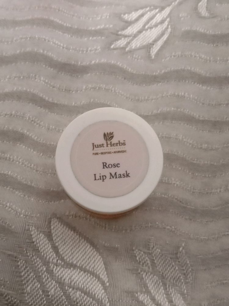 Just Herbs Rose Lip Mask.