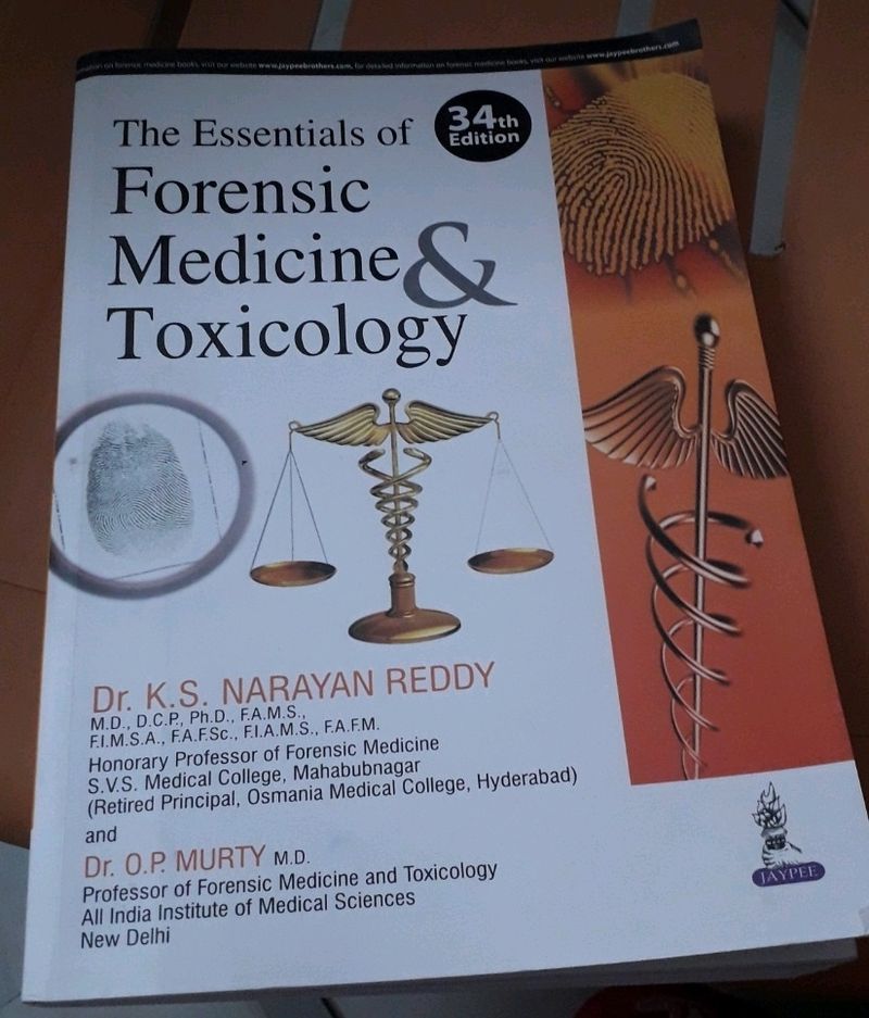 Essentials of Forensic Medicine and Toxicology