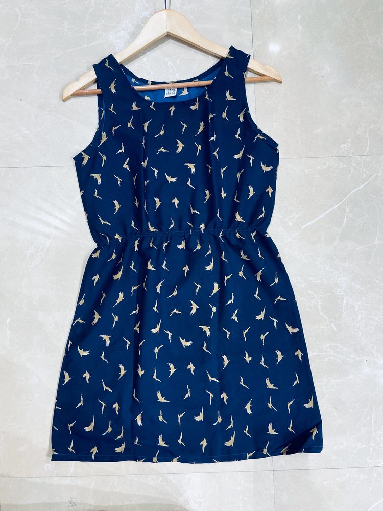 Navy Blue Casual Dress