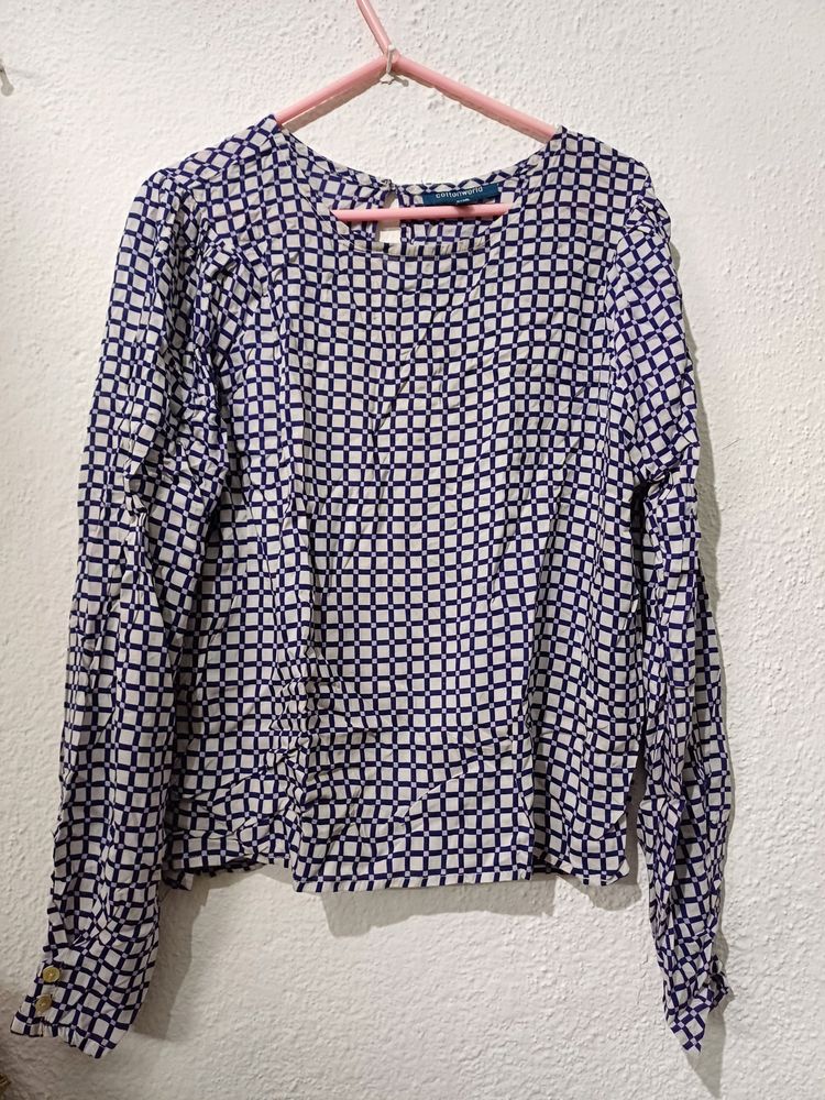 Cottonworld Full Sleeves Korean Top