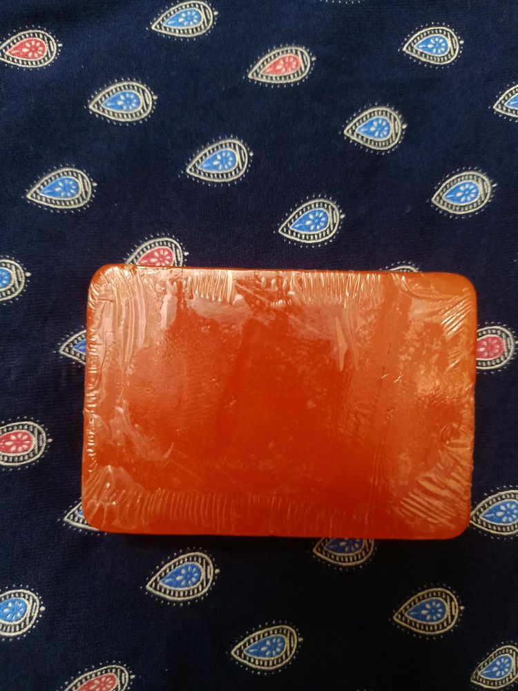 Saffron Soap For Skin Whitening .40rs Off Shipping