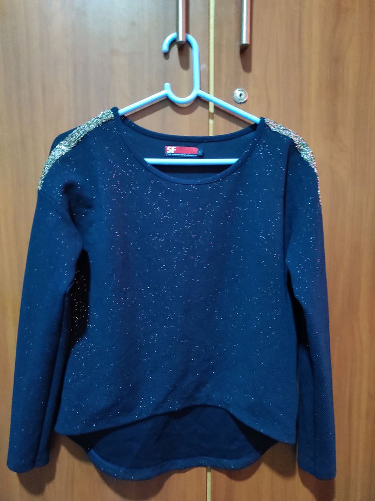 Rhinestone DetIled Top