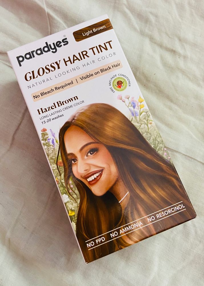 Paradyes hazel brown, long, lasting Cream color