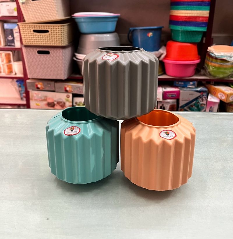 3 Mini Riga Flower Pot Set