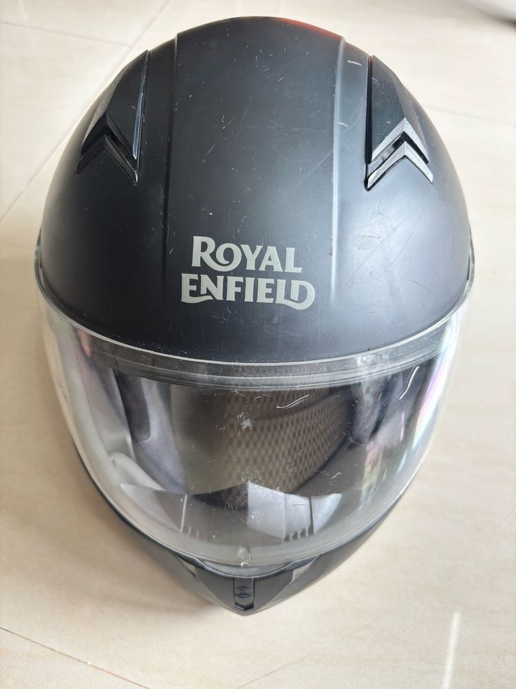 ROYAL ENFIELD SUNDOWN HELMET WITH CLEAR VISOR