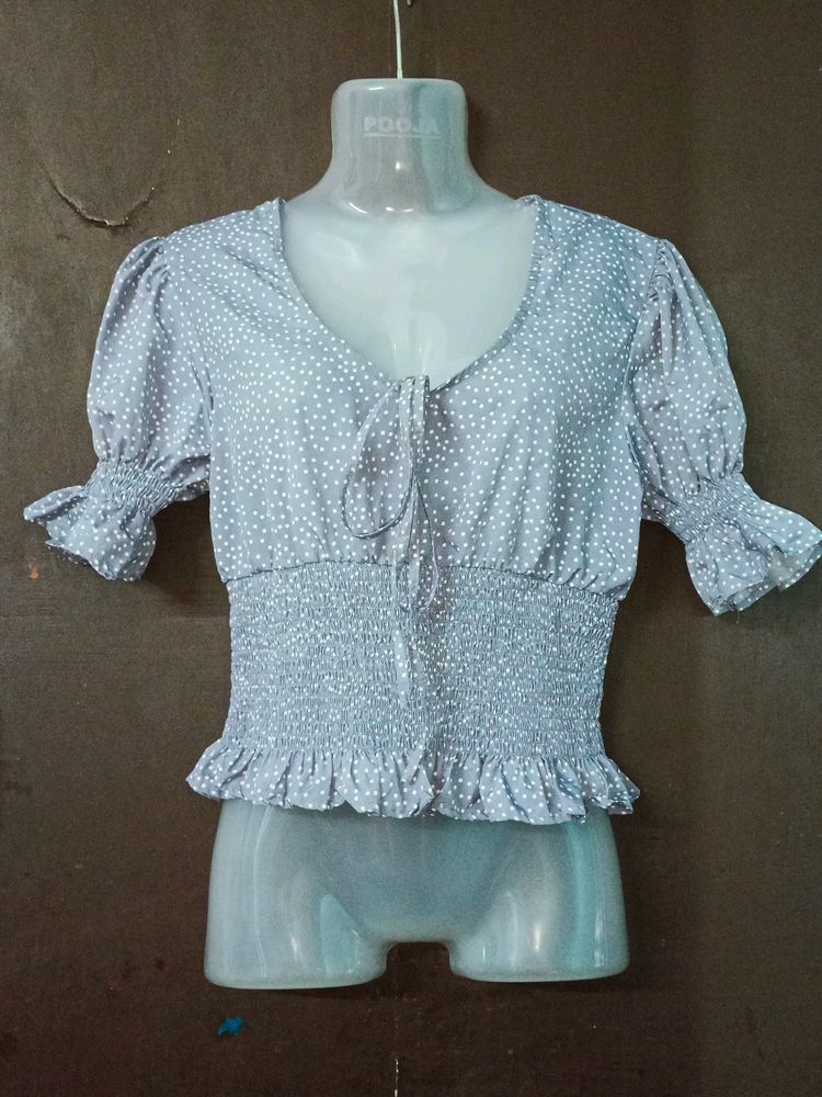 Lavender Crop Top