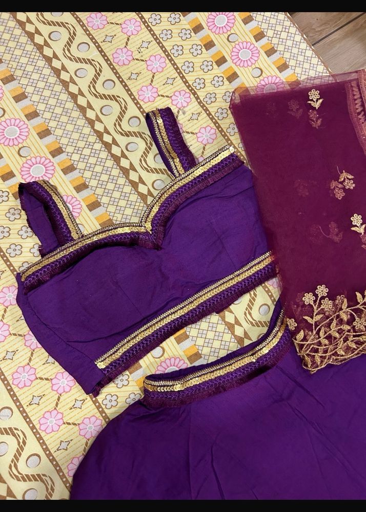 Purple Stylish Chaniya Choli