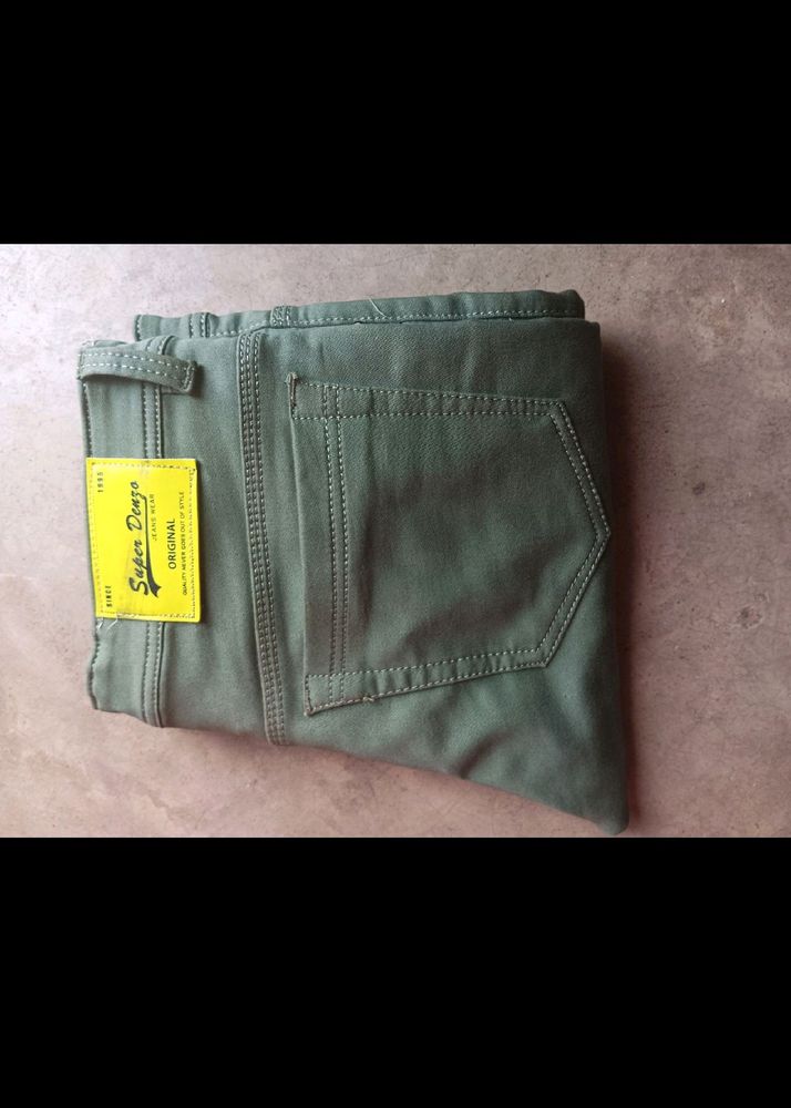 Green Mans Jeans 32 Size