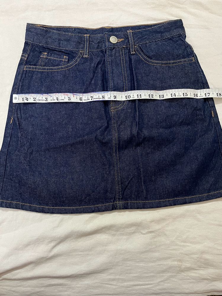 Dark Blue Denim Skirt (Female)