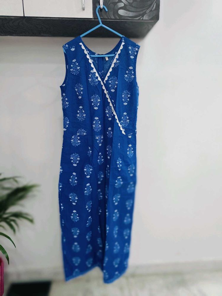 A blue Festive Wear Jumpsuit